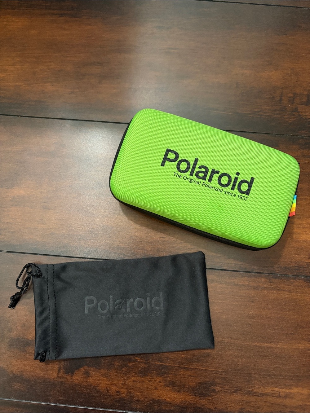Polaroid Sunglasses Case with Drawstring Pouch